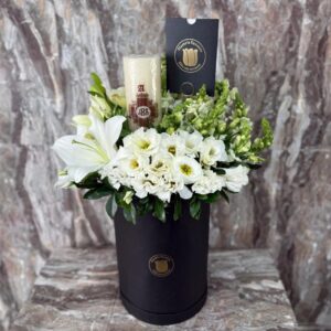 Caja Condolencias con Vela Premium